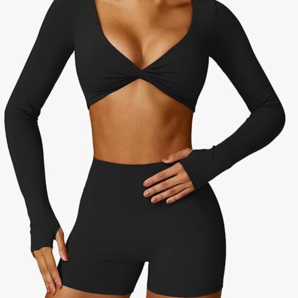 Black Workout Set - NEW with tags - size Small - Picture 2 of 3